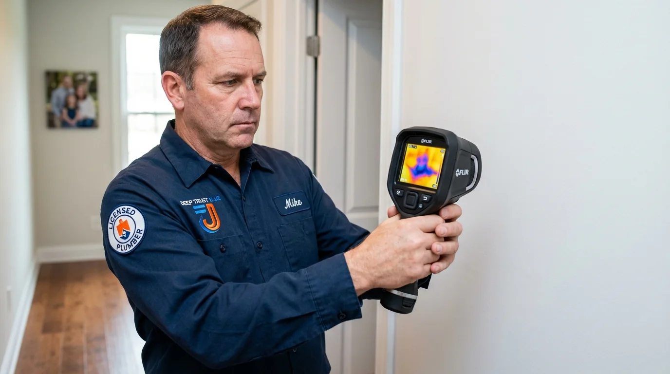 Thermal imaging leak detection by Johns Plumbing LLC in Sedona